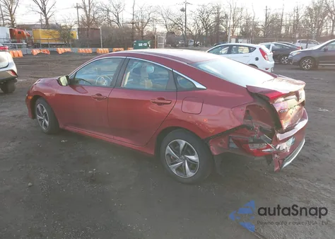 2020 Honda Civic Lx из США, поврежденный, VIN 2HGFC2F62LH541724